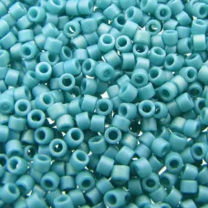DB2315 Matte Opaque Glazed Nile Blue AB Size 11/0 Miyuki Delica Beads, 5.2gm approx. DB2315 Matte Opaque Glazed Nile Blue AB Size 11/0 Miyuki Delica Beads, 5.2gm approx.