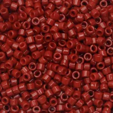 DB2354 Opaque Barn Red Duracoat size 11/0 Miyuki Delica Beads, 5.2g approx.