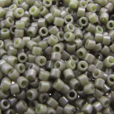 DB2365 Opaque Ash Grey Duracoat size 11/0 Miyuki Delica Beads, 5.2g approx.