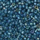 DB2384 Teal Dark Blue Fancy Lined Size 11/0 Miyuki Delica Beads, 5.2gm