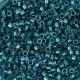 DB2385 Teal Blue Fancy Lined Size 11/0 Miyuki Delica Beads, 5.2gm