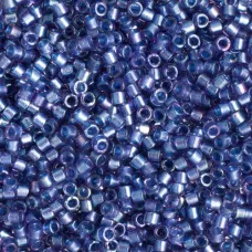 DB2386B Han Blue Fancy Lined Size 11/0 Miyuki Delica Beads, 50gm bag