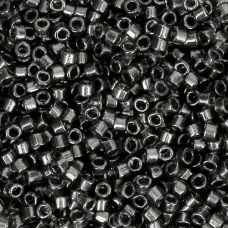 DB2394 Platinum Fancy Lined Size 11/0 Miyuki Delica Beads, 5.2gm