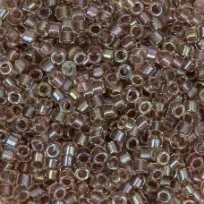 DB2395 Rose Taupe Fancy Lined Size 11/0 Miyuki Delica Beads, 5.2gm