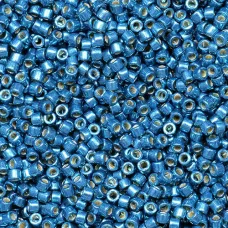 DB2515 Poseidon Blue Galvanised Duracoat, size 11/0 Miyuki Delica Beads, 5.2g ap...
