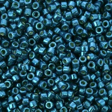 DB2516 Dark Aqua Blue Galvanised Duracoat , size 11/0 Miyuki Delica Beads, 5.2g approx. DB2516 Dark Aqua Blue Galvanised Duracoat , size 11/0 Miyuki Delica Beads, 5.2g approx.