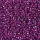 DB0281 Pale Blue Magenta Lined-Dyed, Size 11/0 Miyuki Delica Beads, 5.2g approx.