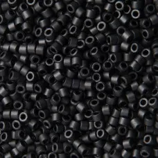 DB0310 Black Matte, Size 11/0 Miyuki Delica Beads, 50gm bag DB0310 Black Matte, Size 11/0 Miyuki Delica Beads, 50gm bag
