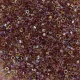Topaz AB Lined-Dyed, Colour Code 0088, Size 11/0  Cut  Miyuki Delica Beads, 5.2g approx.