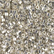 Galvanised Silver, Colour Code 0035, Miyuki Size 11/0  Cut  Miyuki Delica Beads,...