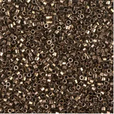 Metallic Bronze, Colour Code 0021, Size 11/0  Cut  Miyuki Delica Beads, 5.2g app...