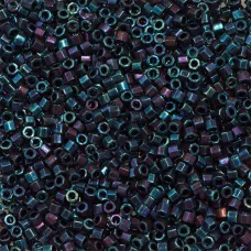 Purple AB Metallic, Colour Code 0025, Size 11/0  Cut  Miyuki Delica Beads, 5.2g ...