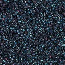 DB0025 Purple AB Metallic, Size 11/0 Miyuki Delica Beads, 5.2g approx.