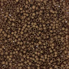 DB0322L Matte Metallic Light Bronze, Size 11/0 Miyuki Delica Beads, 5.2g pack