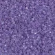 DB1753 Sparkling Purple Lined Opal AB, Size 11/0 Miyuki Delica Beads, 5.2g approx. 