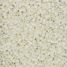 DB2402, Light Buttercream Ceylon, Size 11/0 Miyuki Delica Beads, 5.2g pack