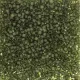 DB2404, Matte Transparent Dark Olive, Size 11/0 Miyuki Delica Beads, 50g wholesale pack