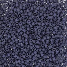 DB2408, Matte Opaque Steel Blue, Size 11/0 Miyuki Delica Beads, 5.2g pack