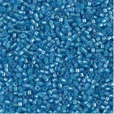 DB1709 Mint Pearl Lined Azure, Size 11/0 Miyuki Delica Beads, 5.2g approx. DB1709 Mint Pearl Lined Azure, Size 11/0 Miyuki Delica Beads, 5.2g approx.