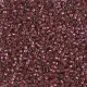 DB1705 Copper Pearl Lined Tr. Dk Cranberry, Size 11/0 Miyuki Delica Beads, 50g Wholesale Pack