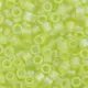 DB0860B Chartreuse AB Matte, Size 11/0 Miyuki Delica Beads, 50gm bag 