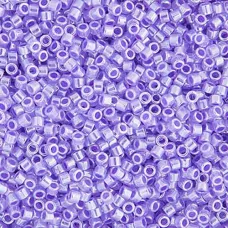 DB0249 Crystal Purple Ceylon Lined-Dyed, Size 11/0 Miyuki Delica Beads, 5.2g app...