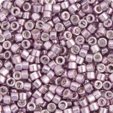 DB0419 Dark Rose Opaque Galvanized-Dyed, Size 11/0 Miyuki Delica Beads, 5.2g approx. DB0419 Dark Rose Opaque Galvanized-Dyed, Size 11/0 Miyuki Delica Beads, 5.2g approx.