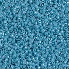 DB0218 Medium Turquoise Blue Opaque Luster, Size 11/0 Miyuki Delica Beads, 50g Wholesale Pack