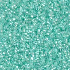 DB1707 Mint Pearl Lined Glacier Blue, Size 11/0 Miyuki Delica Beads, 5.2g approx. DB1707 Mint Pearl Lined Glacier Blue, Size 11/0 Miyuki Delica Beads, 5.2g approx.