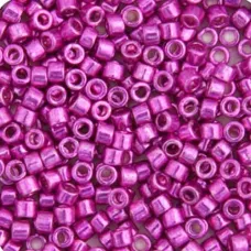 DB0422 Fuchsia Opaque Galvanized-Dyed, Size 11/0 Miyuki Delica Beads, 5.2g approx. DB0422 Fuchsia Opaque Galvanized-Dyed, Size 11/0 Miyuki Delica Beads, 5.2g approx.