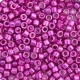 DB0422 Fuchsia Opaque Galvanized-Dyed, Size 11/0 Miyuki Delica Beads, 5.2g approx.