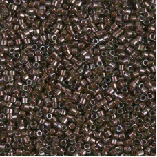 DB1710 Copper Pearl Lined Olive, Size 11/0 Miyuki Delica Beads, 5.2g approx. 