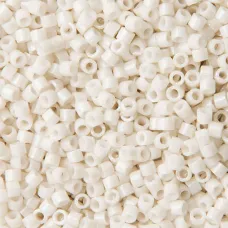 DB0211 Alabaster Glazed Luster, Size 11/0 Miyuki Delica Beads, 5.2g approx. DB0211 Alabaster Glazed Luster, Size 11/0 Miyuki Delica Beads, 5.2g approx.
