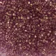 DBLC0108 Amethyst Transparent Gold Luster, size 8/0 Hex Cut Miyuki Delica Beads, approx 5.2g, Colour Code 108