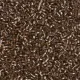 DBS0150 Silver Lined Brown Miyuki 15/0 Miyuki Delica Beads, colour 0150, 5.2g approx. DBS0150 Silver Lined Brown Miyuki 15/0 Miyuki Delica Beads, colour 0150, 5.2g approx.