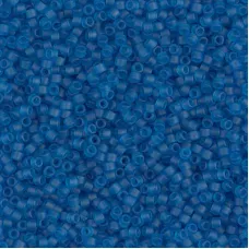 DBS0768 Matte Transparent Capri Blue, Colour 0768 Size 15/0 Miyuki Delica Beads,...