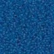 DBS0768 Matte Transparent Capri Blue, Colour 0768 Size 15/0 Miyuki Delica Beads, 5.2g approx. DBS0768 Matte Transparent Capri Blue, Colour 0768 Size 15/0 Miyuki Delica Beads, 5.2g approx.