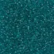 DBS1108  Transparent Caribbean Teal, Colour 1108 15/0 Miyuki Delica Beads, 5.2g approx.