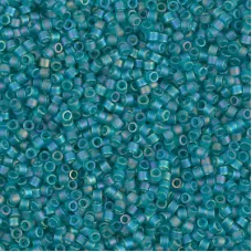 DBS1283  Matte Transparent Caribbean AB, Colour 1283 15/0 Miyuki Delica Beads, ...