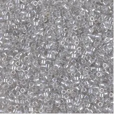DBS1477  Transparent Pale Taupe Luster, Colour 1477 15/0 Miyuki Delica Beads, 5...