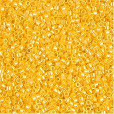 DBS1562  Opaque Canary Luster, Colour 1561 15/0 Miyuki Delica Beads, 5.2g appro...