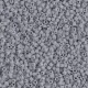 DBS1589  Matte Opaque Ghost Grey, Colour 1589 15/0 Miyuki Delica Beads, 5.2g approx.