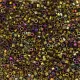 DBLC0029 Purple Metallic Gold Hex Cut Size 8/0 Miyuki Delica Beads, Approx 5.2gr, Colour Code -0029