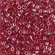 DBL0098 Transparent Light Siam Luster Size 8/0 Miyuki Delica Beads, Colour Code 0098, 5.2g approx. DBL0098 Transparent Light Siam Luster Size 8/0 Miyuki Delica Beads, Colour Code 0098, 5.2g approx.