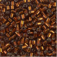 DBL0144 Topaz Transparent Silverlined Size 8/0 Miyuki Delica Beads, Colour Code ...