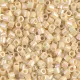 DBL0157 Opaque Cream AB size 8/0 Miyuki Delica Beads, Colour 0157, 5.2g approx. DBL0157 Opaque Cream AB size 8/0 Miyuki Delica Beads, Colour 0157, 5.2g approx.