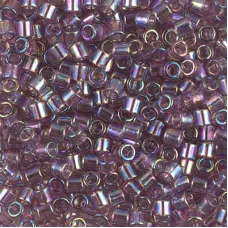 DBL0173 Transparent Smoky Amethyst AB Size 8/0 Miyuki Delica Beads, Colour Code ...