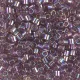 DBL0173 Transparent Smoky Amethyst AB Size 8/0 Miyuki Delica Beads, Colour Code 0173, 5.2g approx.
