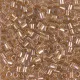 DBL0901 Sparkling Gold Lined Crystal size 8/0 Miyuki Delica Beads, Colour 0901, 5.2g approx.