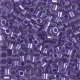 DBL0906 Sparkling Purple Lined Crystal size 8/0 Miyuki Delica Beads, Colour 0906, 5.2g approx.
